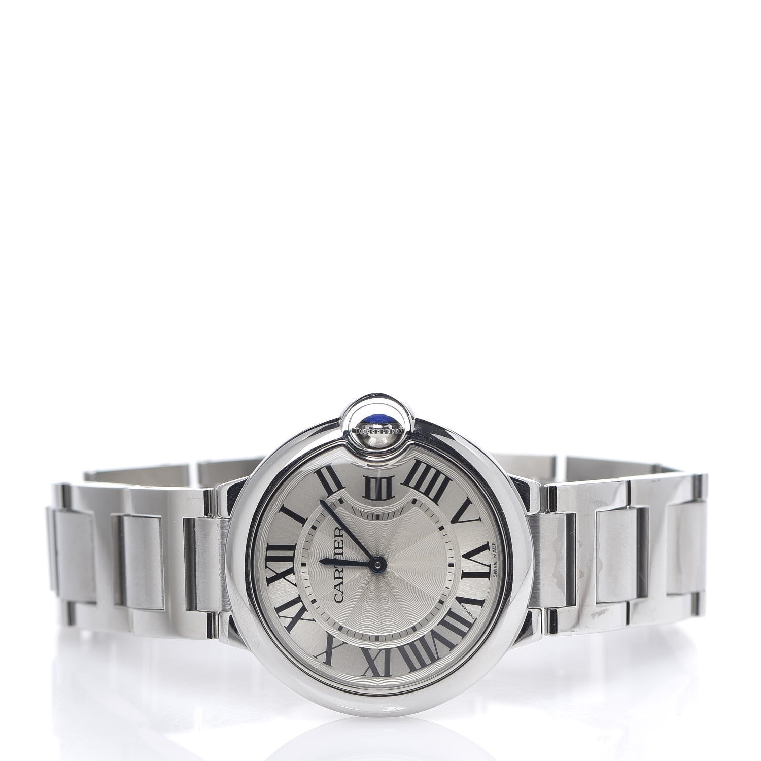 Cartier Stainless Steel 36mm Ballon Bleu De Quartz Watch 2 of 6