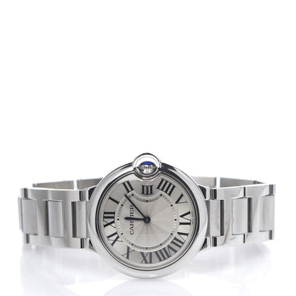 Cartier Stainless Steel 36mm Ballon Bleu De Quartz Watch 2 of 6