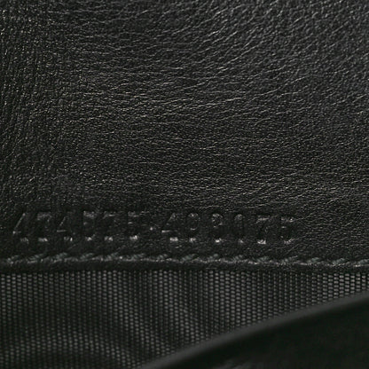 Gucci Calfskin Matelasse GG Marmont Chain Wallet Black 6 of 9