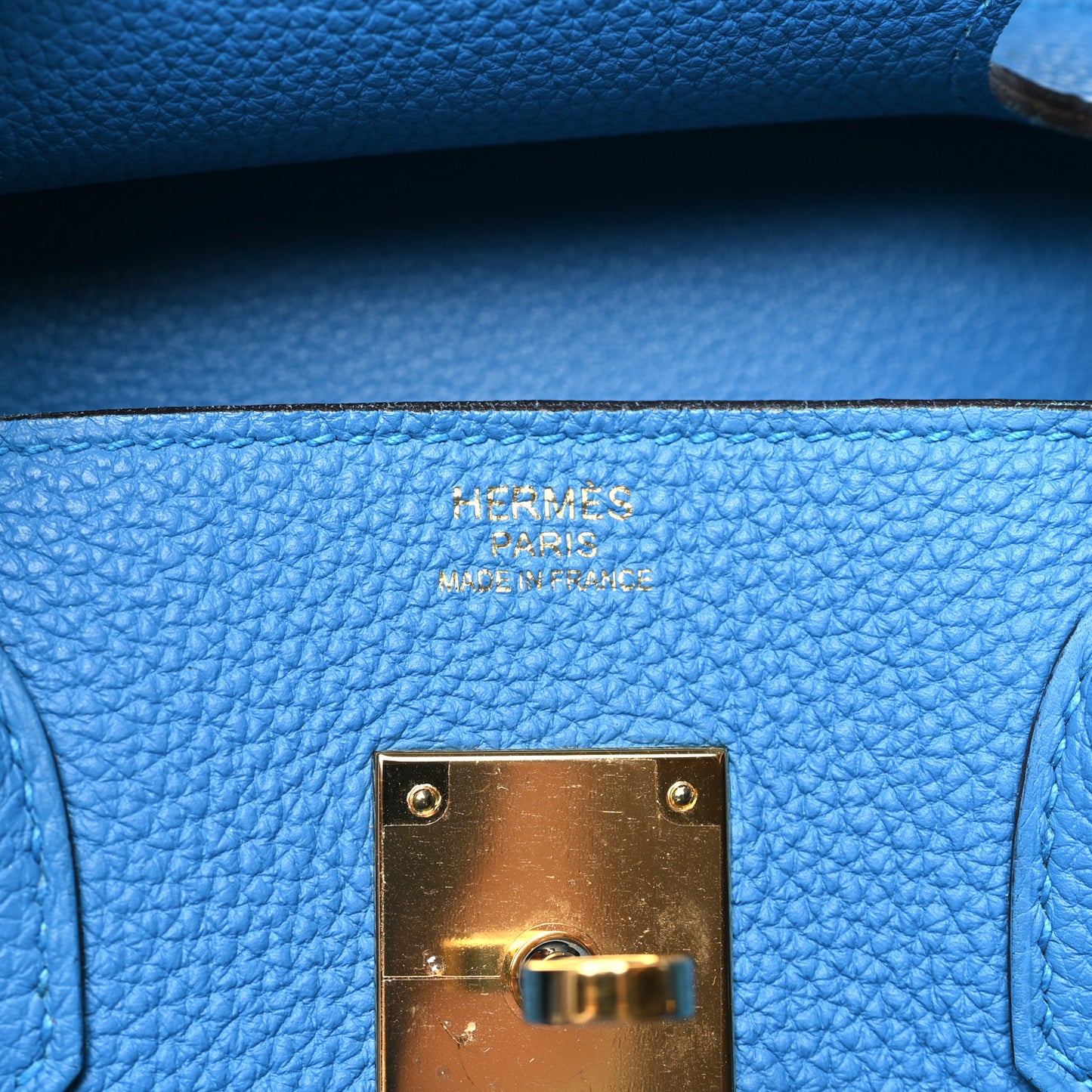 Togo Birkin 30 Bleu Zanzibar