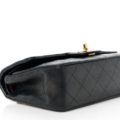 Chanel Lambskin Quilted Small Double Flap Black 12 of 13