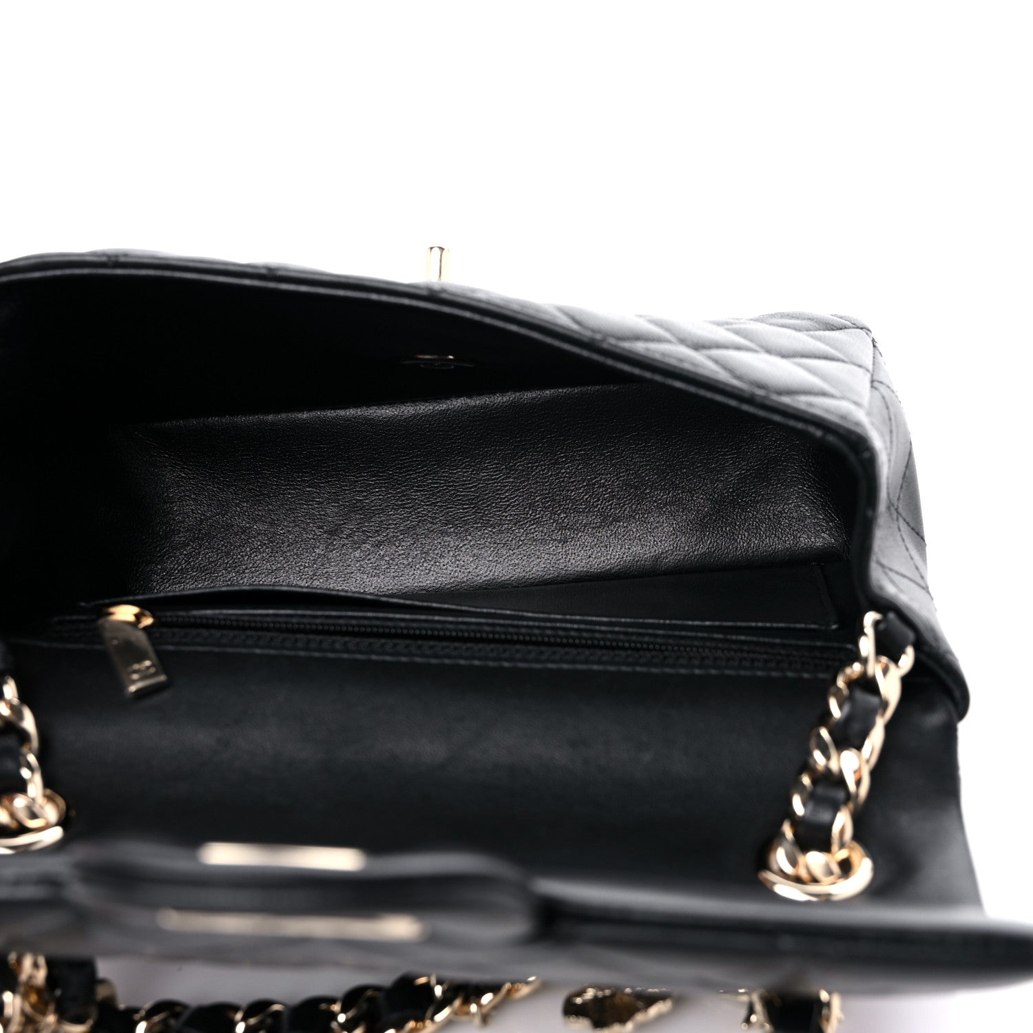 Chanel Lambskin Quilted Mini Coco Charms Rectangular Flap Black 5 of 10