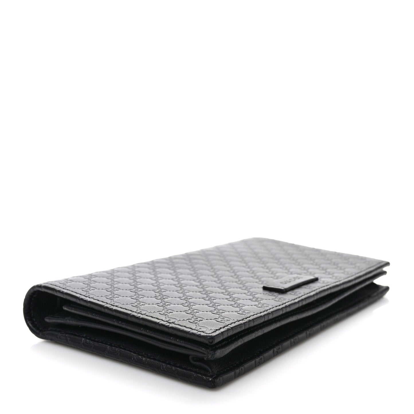 Microguccissima Crossbody Wallet Black