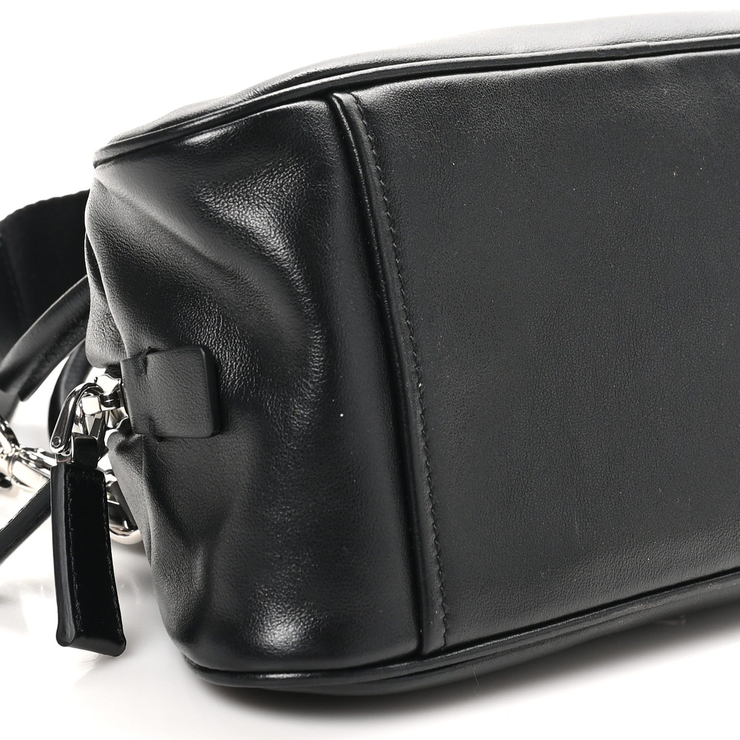 Prada Grace Lux Triangle Top Handle Shoulder Bag Black 8 of 9