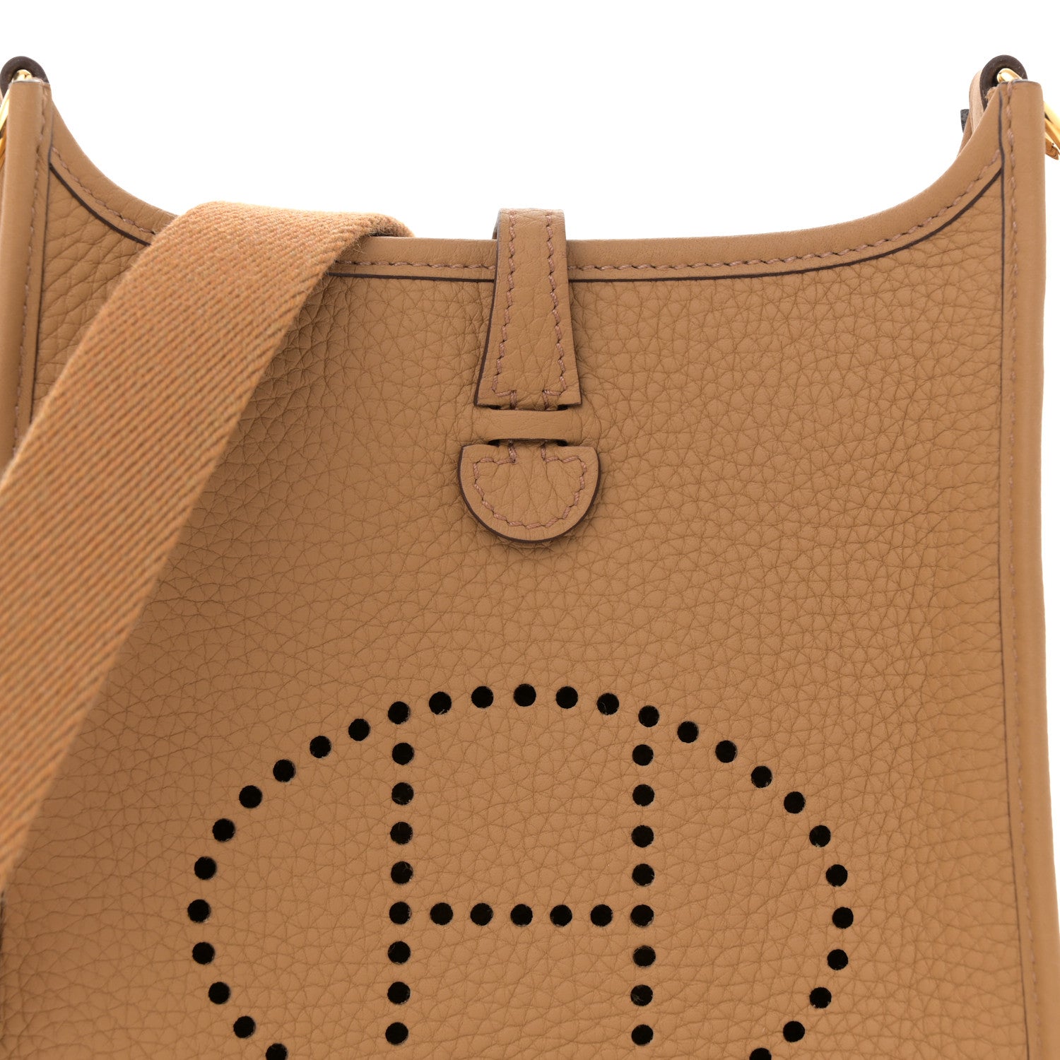 Hermes Taurillon Clemence Evelyne TPM Biscuit 8 of 11