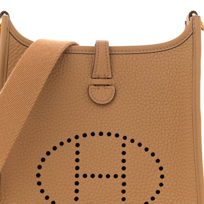 Hermes Taurillon Clemence Evelyne TPM Biscuit 8 of 11