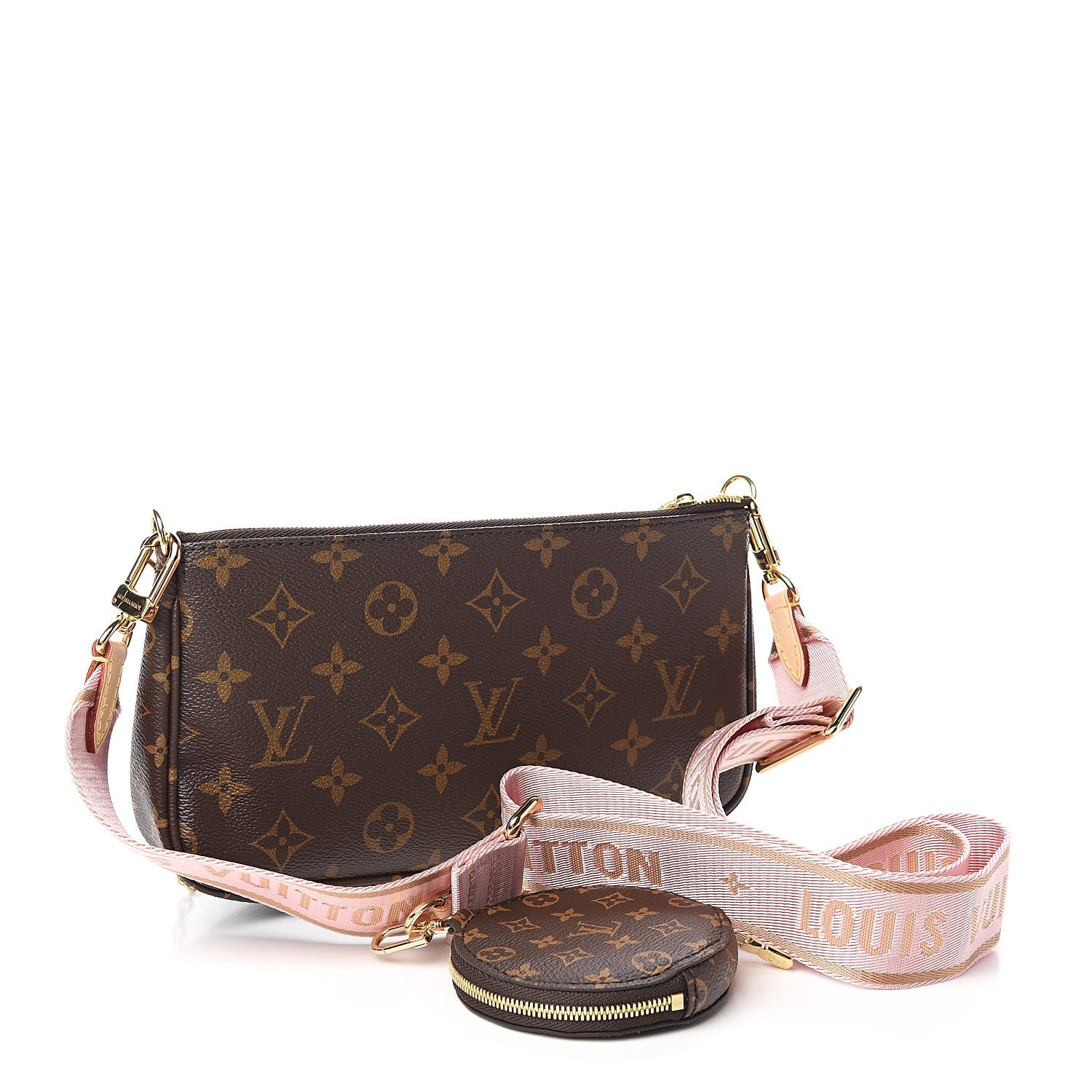 Louis Vuitton Monogram Multi Pochette Accessories Rose Clair 3 of 12