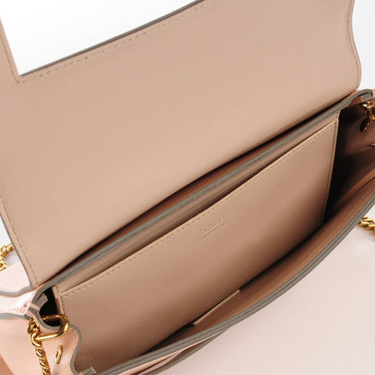 Chloe Nappa Medium Elle Chain Clutch Blush Nude 5 of 7