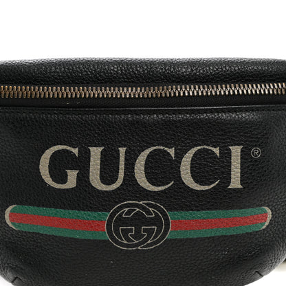 Gucci Grained Calfskin Small Logo Belt Bag Black 8 of 11