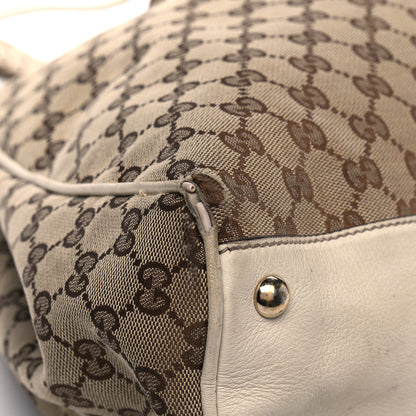 Gucci Monogram Peggy Braided Tote Off White 10 of 22