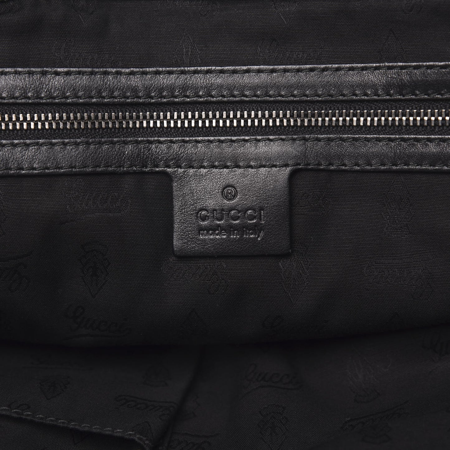 Guccissima Medium Icon Bit Tote Black