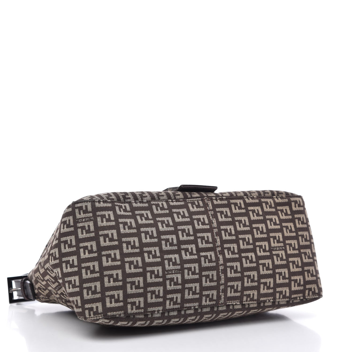 Fendi Zucchino Vitello Mama Baguette Testa di Moro Beige 4 of 9