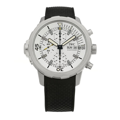 IWC Stainless Steel Rubber 44mm Aquatimer Chronograph Automatic Watch White IW376801 1 of 5
