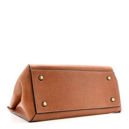 Celine Smooth Calfskin Medium Edge Shoulder Bag Camel 4 of 15