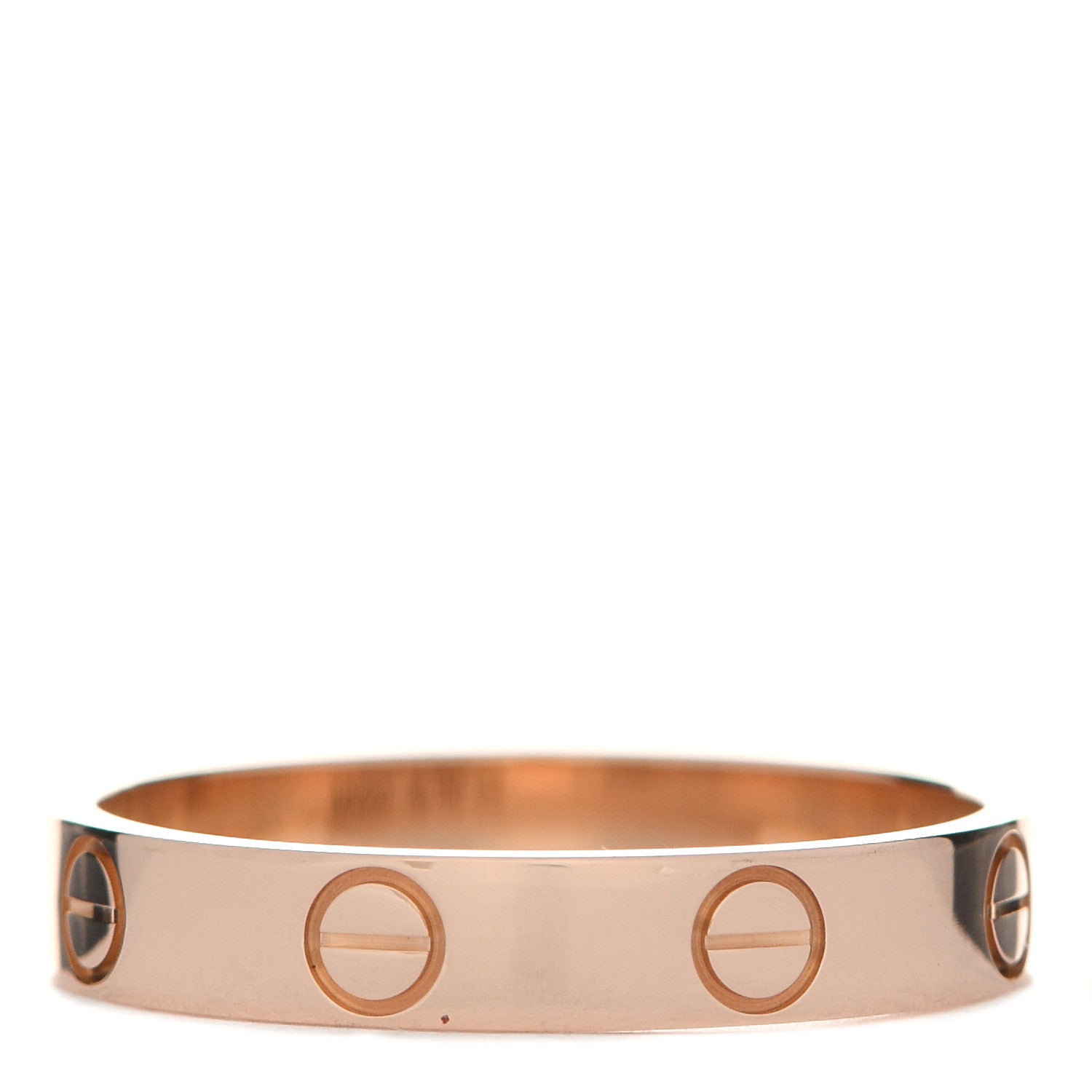 Cartier 18K Pink Gold 3.5mm LOVE Wedding Band Ring 55 7.25 3 of 5