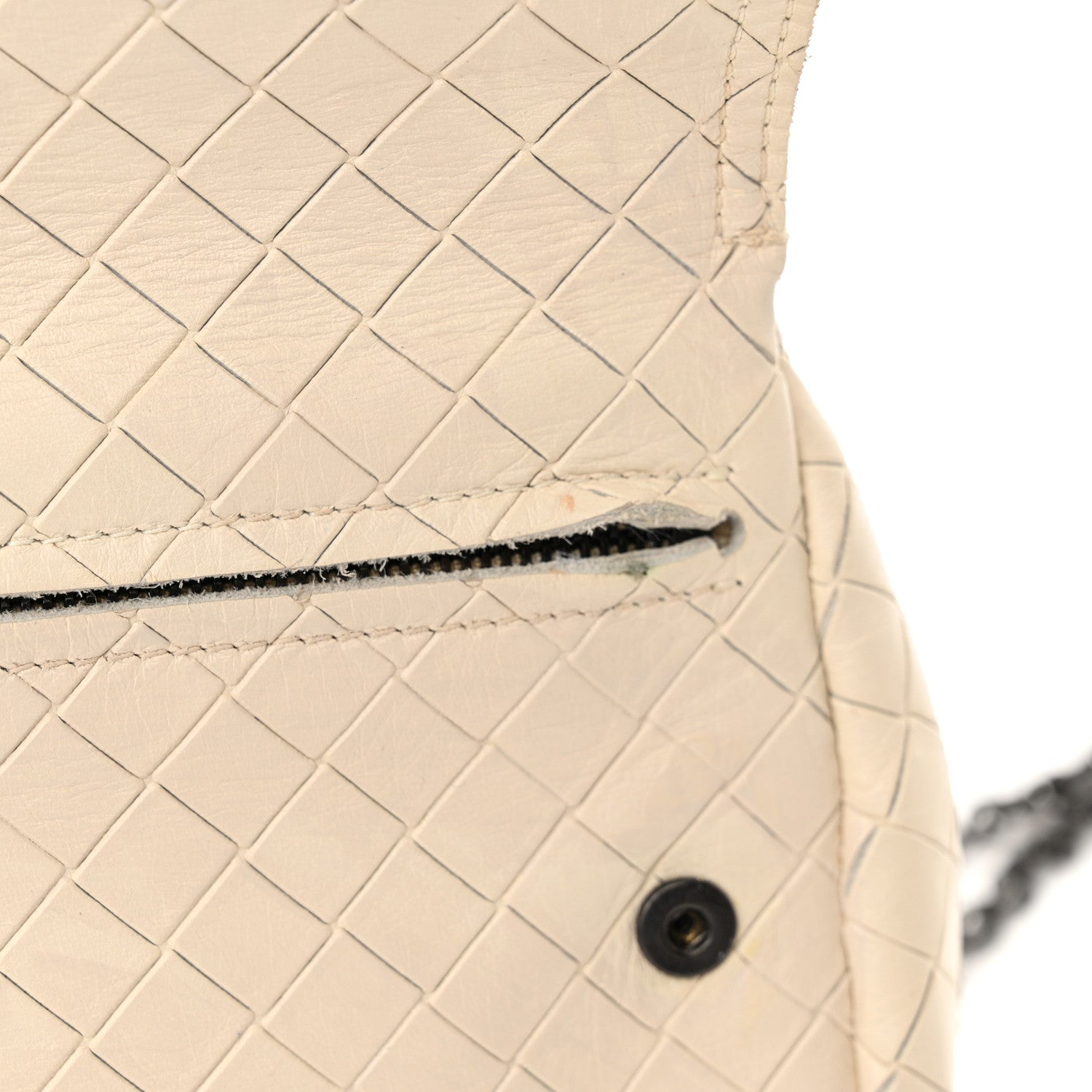 Bottega Veneta Nappa Intrecciato Mini Messenger Bag White 11 of 13