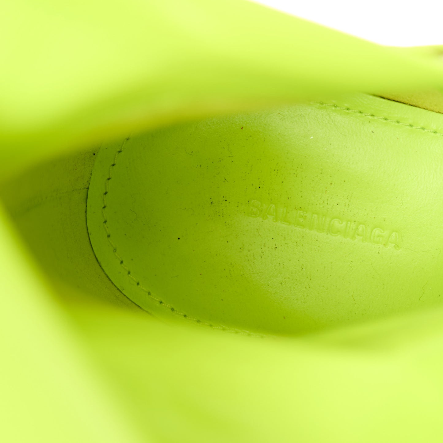Agneau Arena Cagole 90mm Boots 39 Fluo Yellow