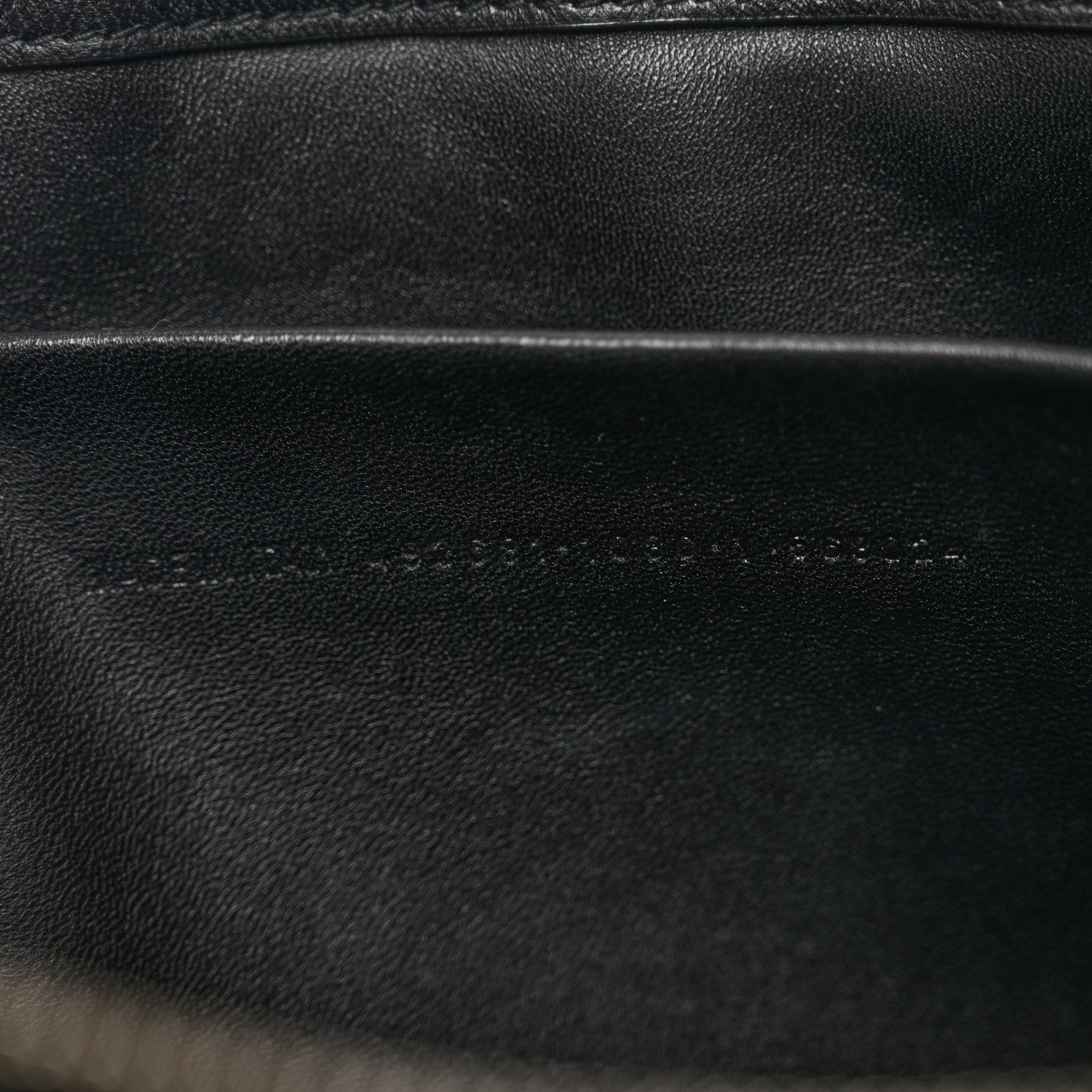 Balenciaga Sheepskin Shearling Contrasted Logo Large Zip Pouch Black 7 of 7