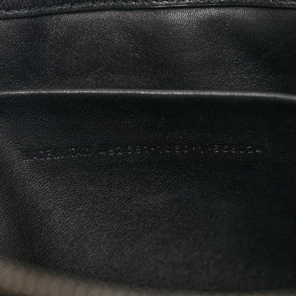 Balenciaga Sheepskin Shearling Contrasted Logo Large Zip Pouch Black 7 of 7