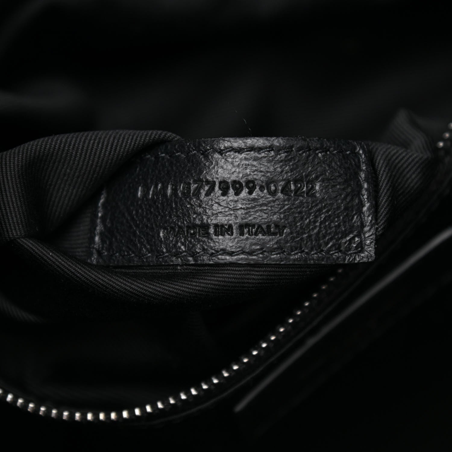 Saint Laurent Crinkled Calfskin Matelasse Monogram Medium Niki Shopper Tote Black 7 of 8