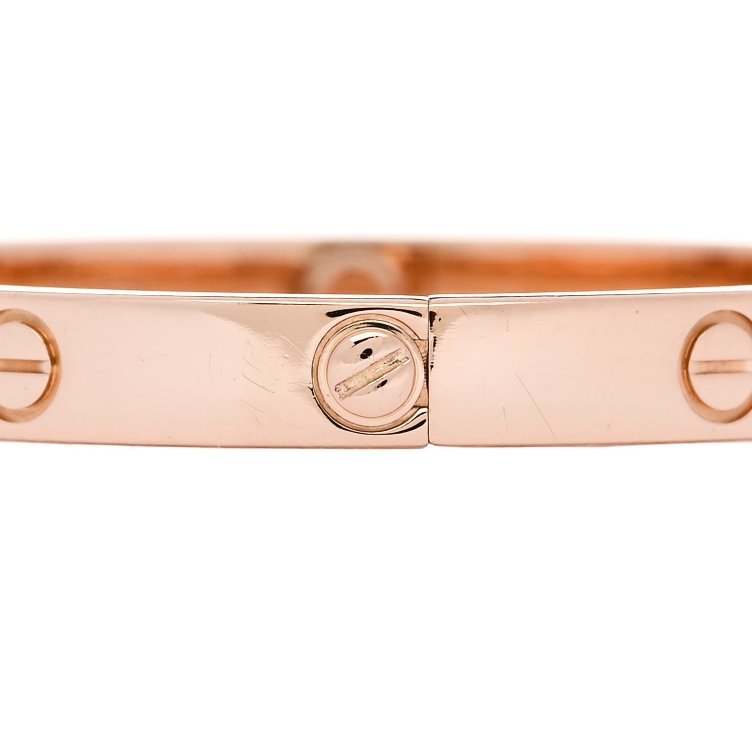 Cartier 18K Pink Gold LOVE Bracelet 17 4 of 9