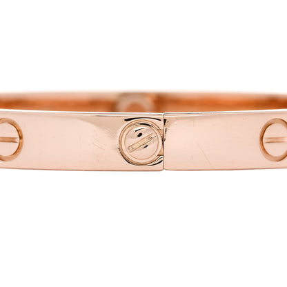 Cartier 18K Pink Gold LOVE Bracelet 17 4 of 9