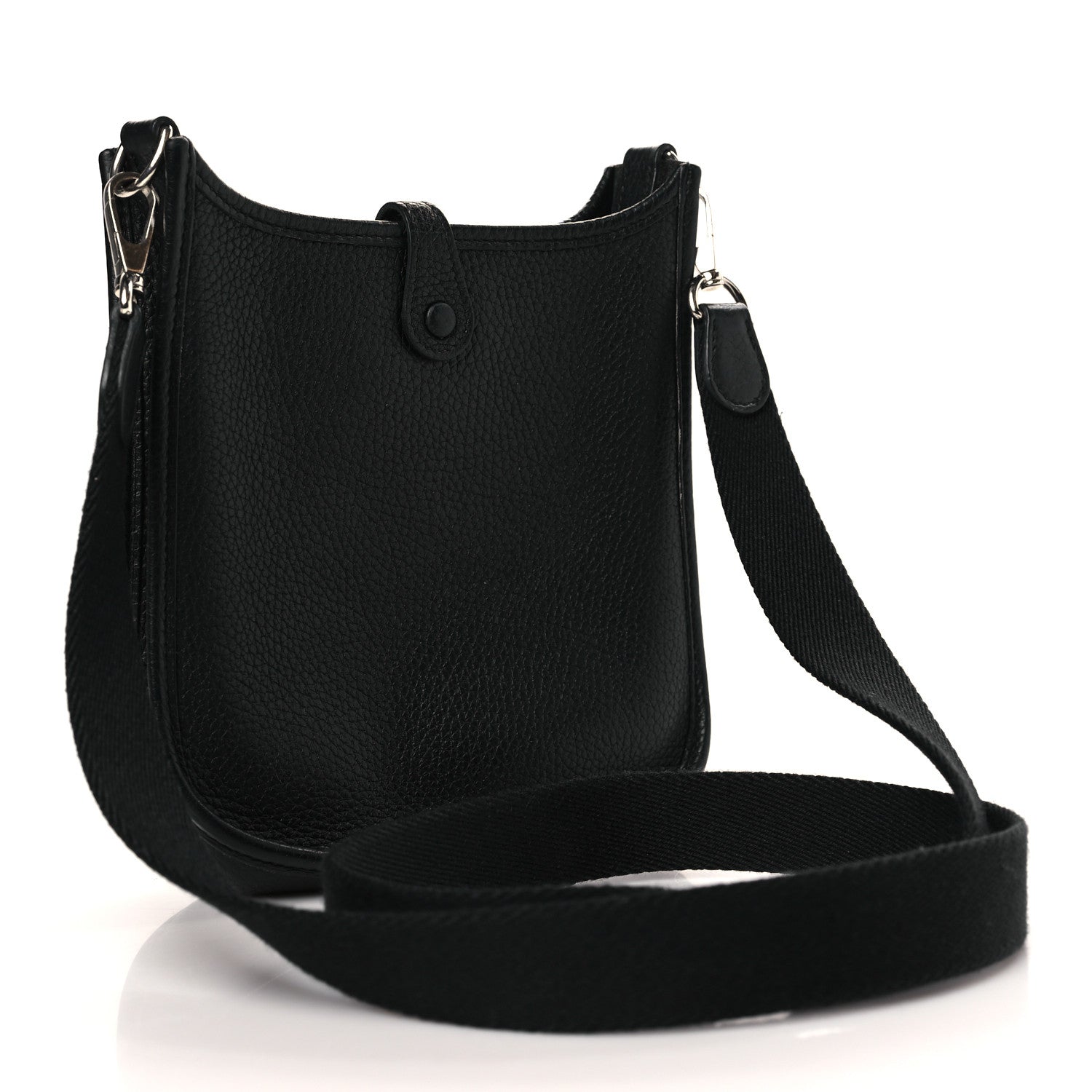 Hermes Taurillon Clemence Evelyne TPM Black 3 of 10