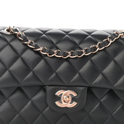 Chanel Lambskin Quilted Small Double Flap Black 15 of 16