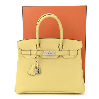 Hermes Togo Birkin 30 Limoncello 11 of 11