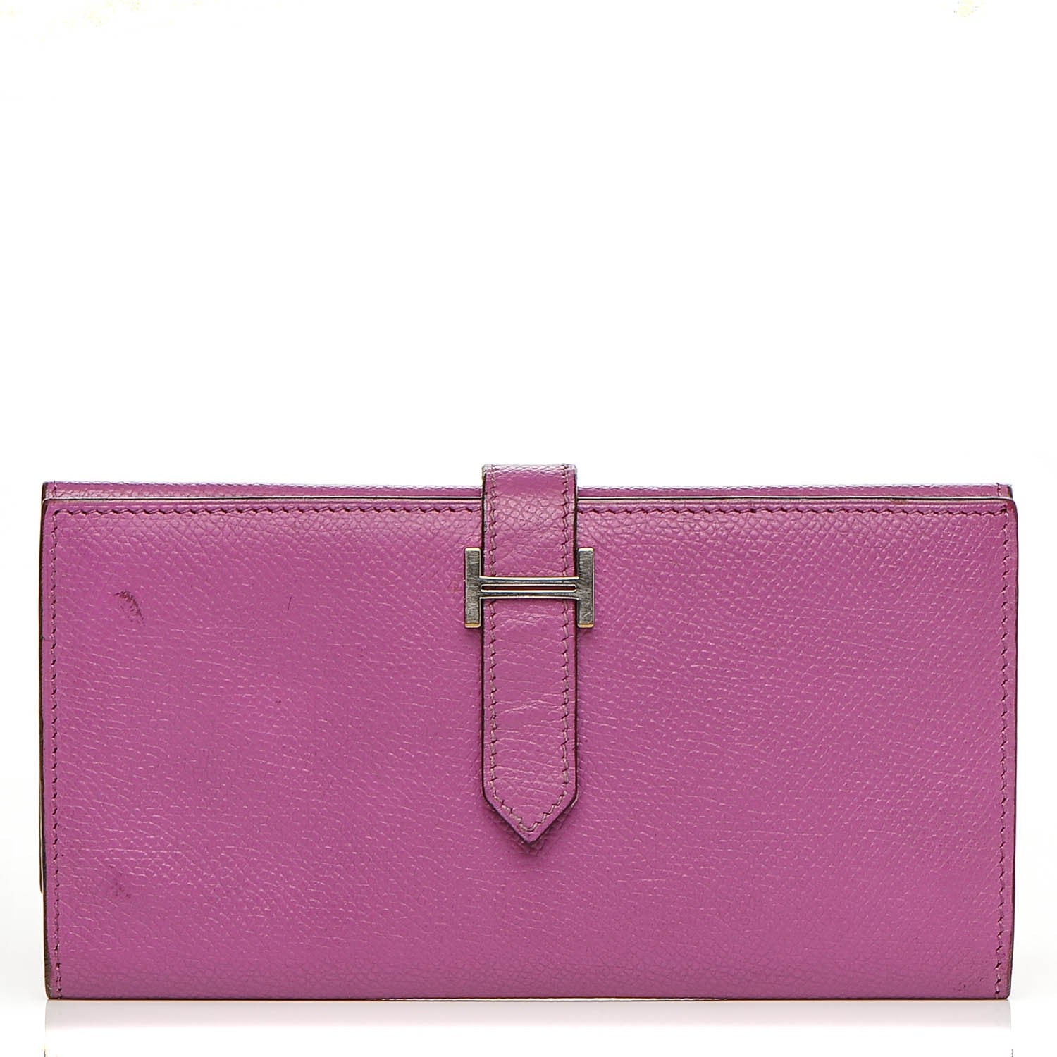 Hermes Epsom Tri-Fold Bearn Wallet Cyclamen 1 of 10