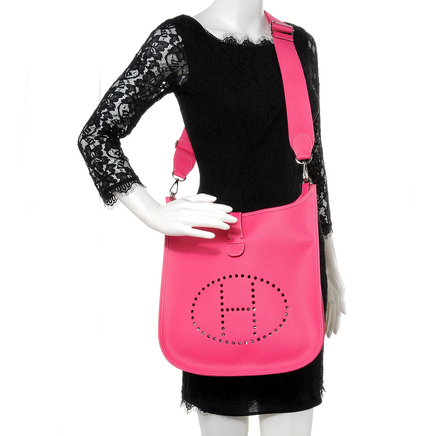 Hermes Epsom Evelyne III GM Rose Tyrien 2 of 7