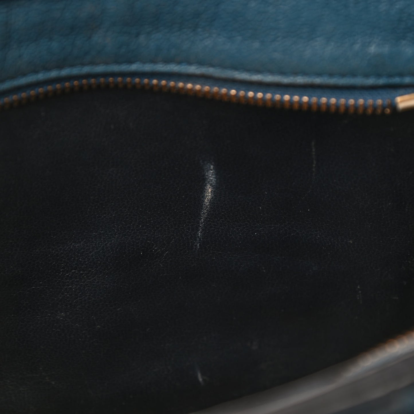 Goatskin Nano Luggage Deepsea