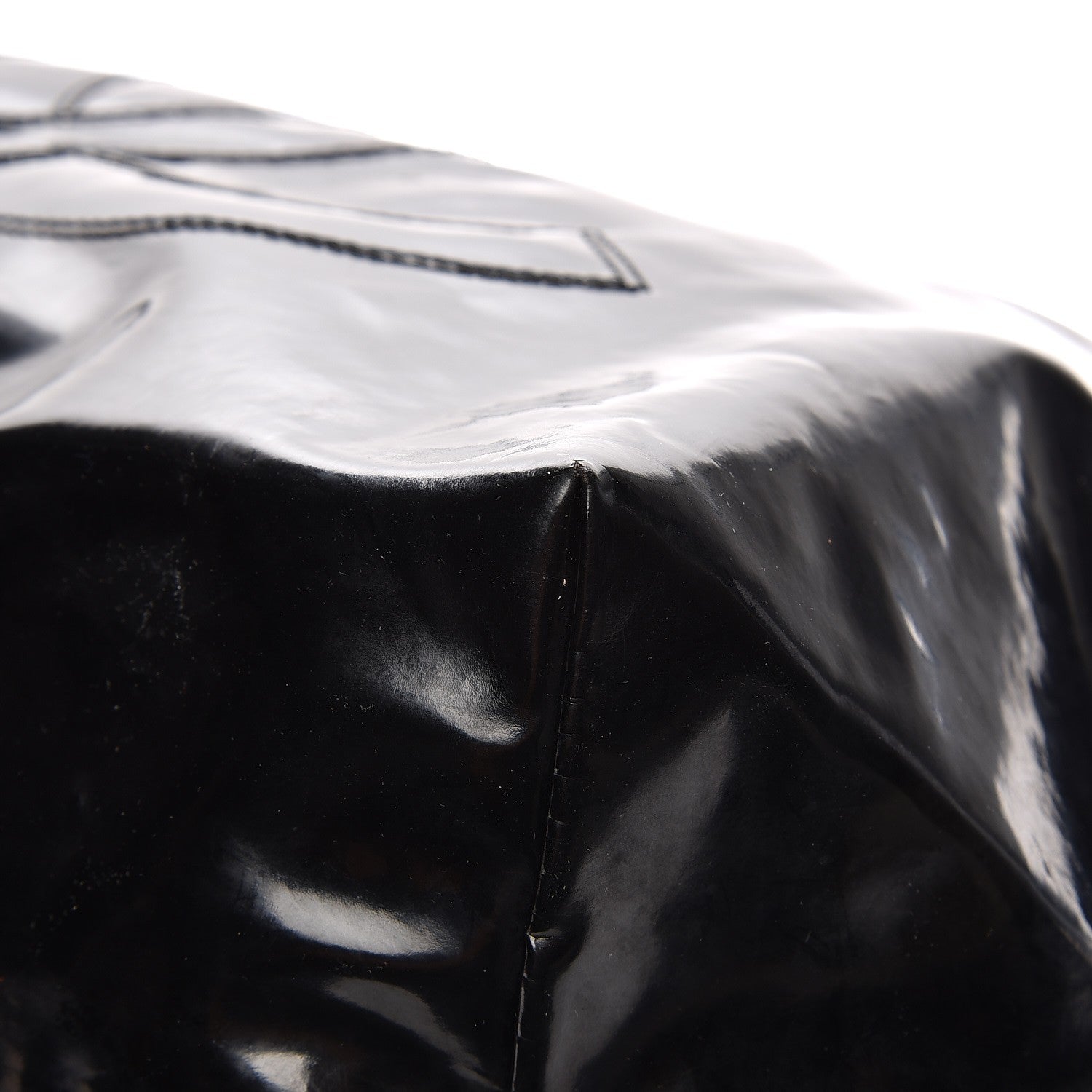 Chanel Vinyl XL Coco Cabas Black 10 of 12