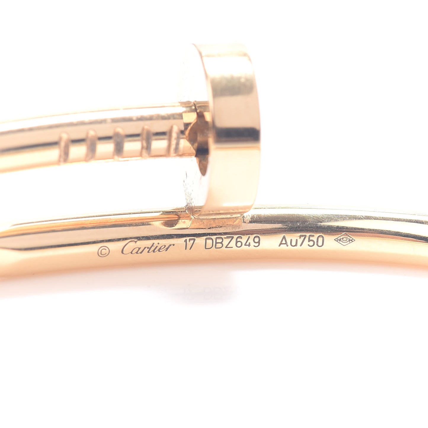 18K Yellow Gold Juste Un Clou Bracelet 17