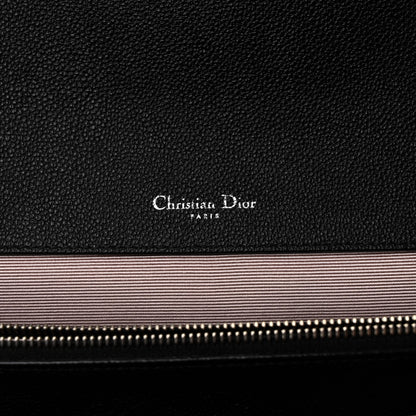 Christian Dior Grained Calfskin Diorama Satchel Black 7 of 17