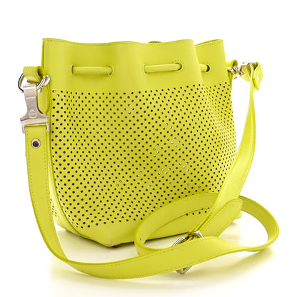Proenza Schouler Calfskin Perforated Medium Bucket Bag Sulphur 3 of 14
