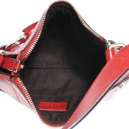 Gucci Leather Horsebit Small Handbag Red 5 of 7