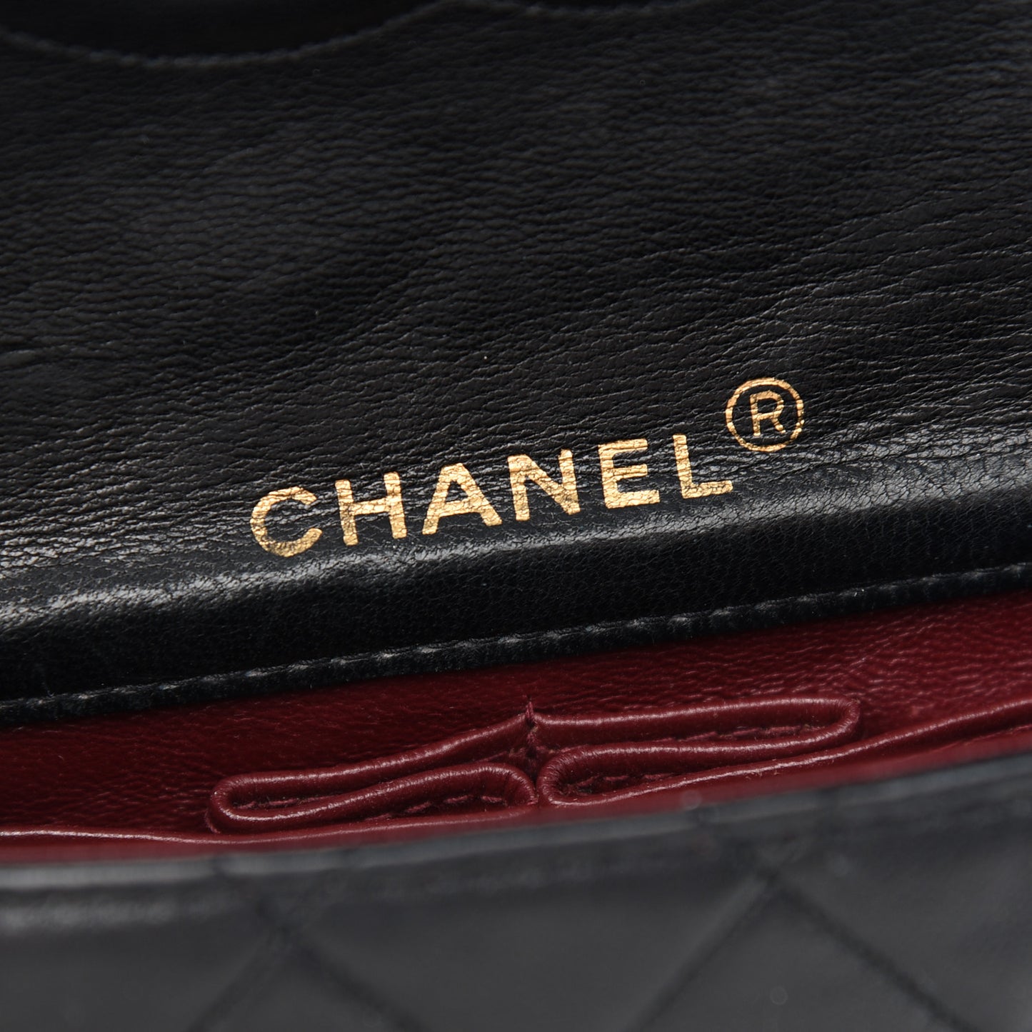 Lambskin Quilted Small Single Flap Black