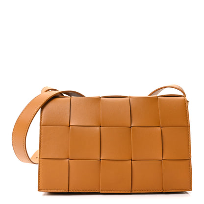 Bottega Veneta Lambskin Maxi Intrecciato Small Cassette Crossbody Bag Clay 1 of 10