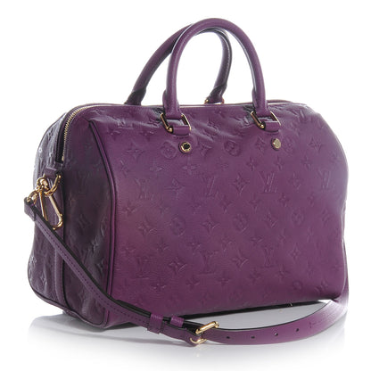 Louis Vuitton Empreinte Speedy Bandouliere 30 Amethyste 3 of 9