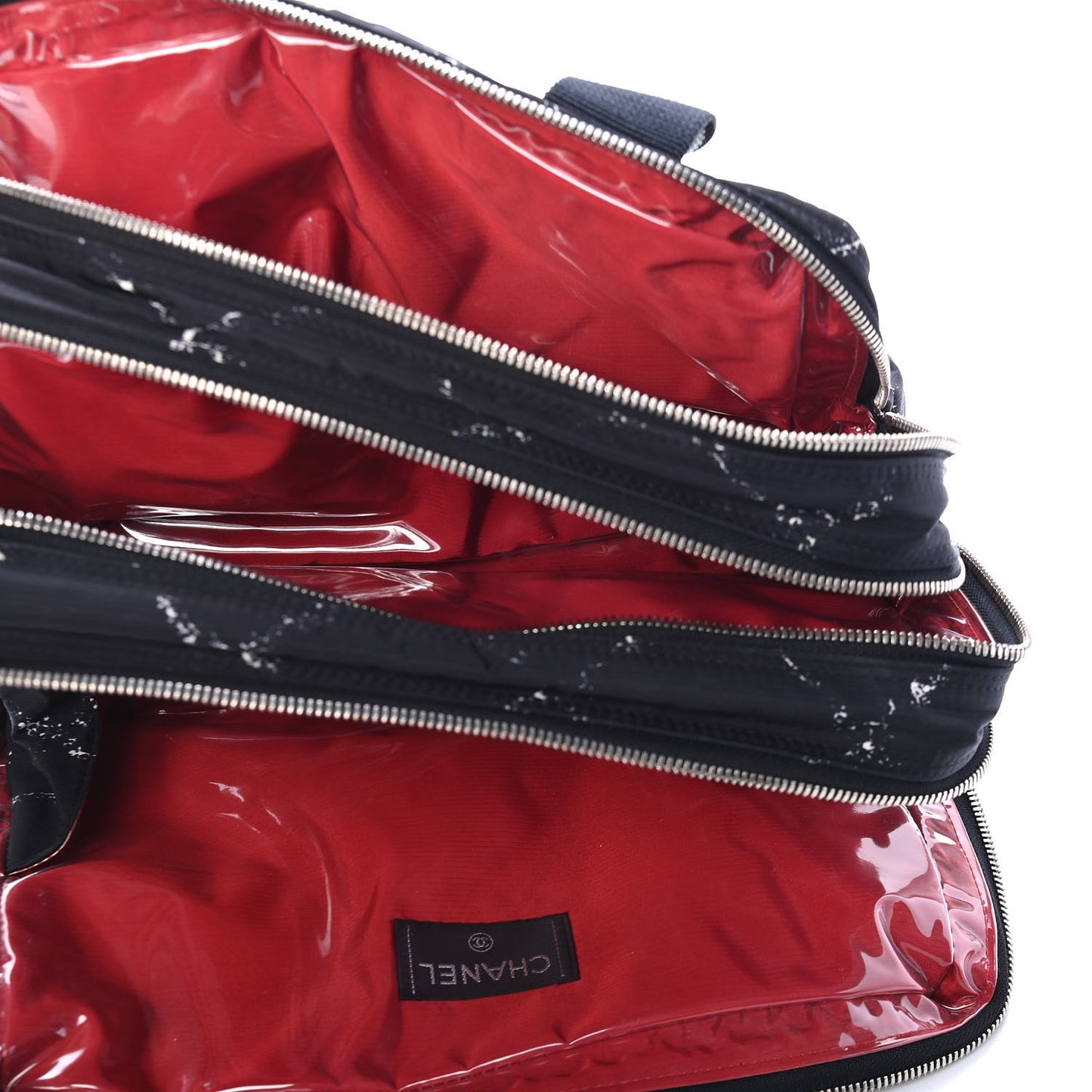 Nylon Travel Duffel Bag Black