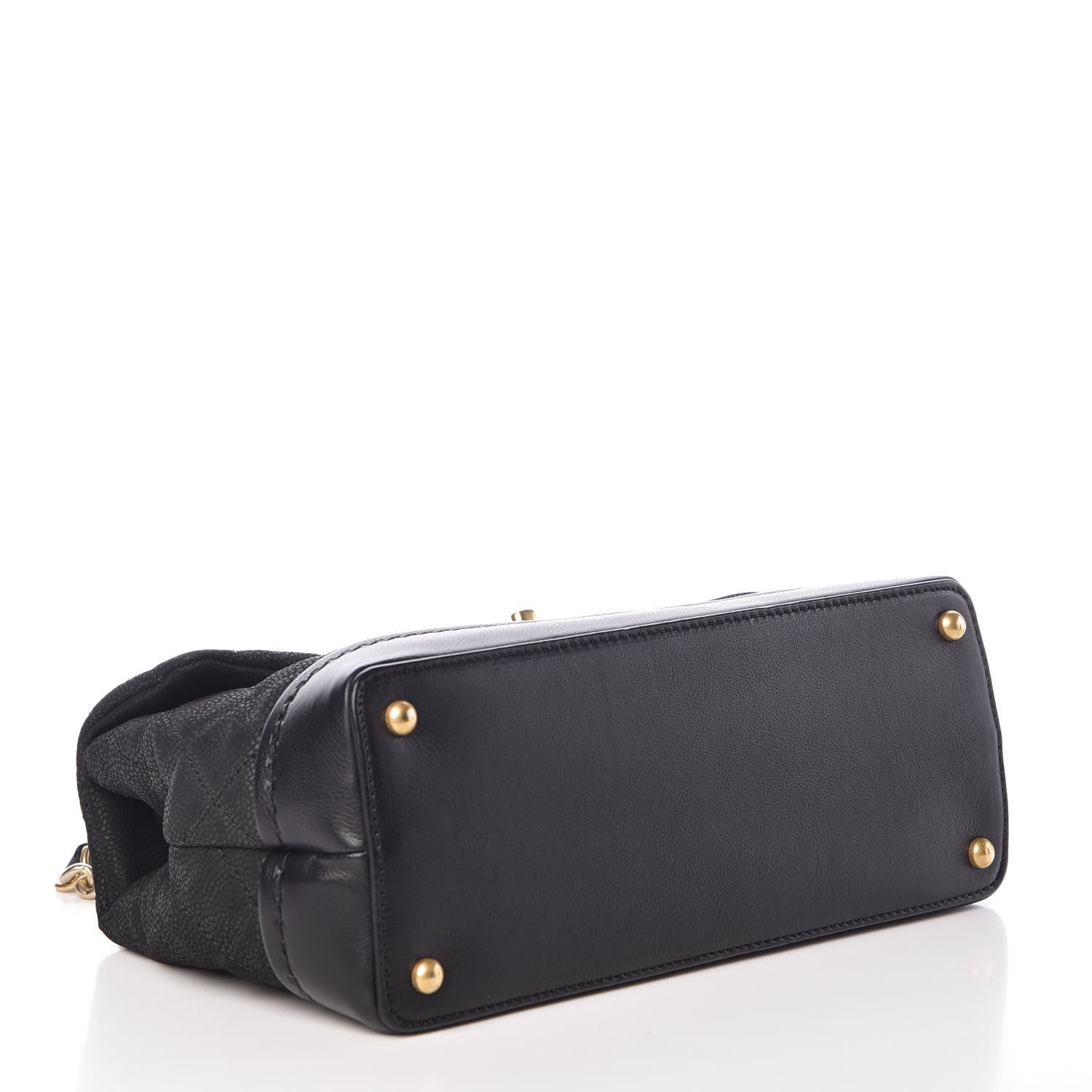 Chanel Iridescent Grained Calfskin Medium Globe Trotter Flap Black 4 of 9