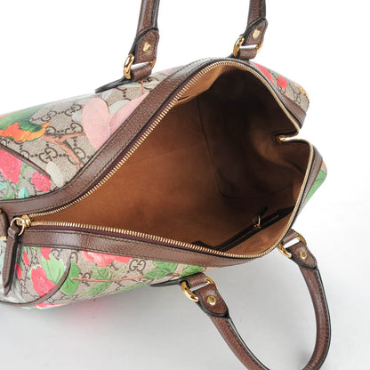 Gucci GG Supreme Monogram Tian Medium Boston Beige Multicolor New Acero 5 of 7