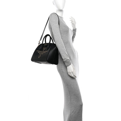 Givenchy Calfskin Triangle Studded Small Antigona Black 2 of 10