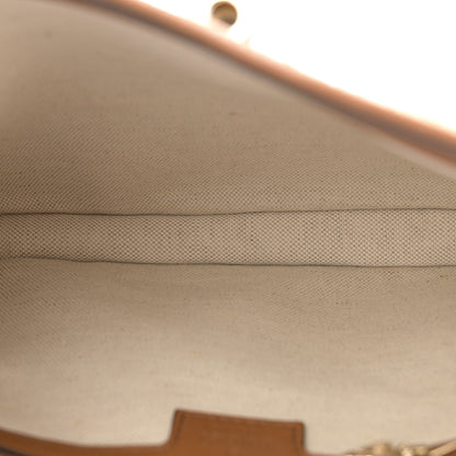 Gucci Raffia GG Supreme Monogram Calfskin Small Jackie 1961 Hobo Natural 5 of 10