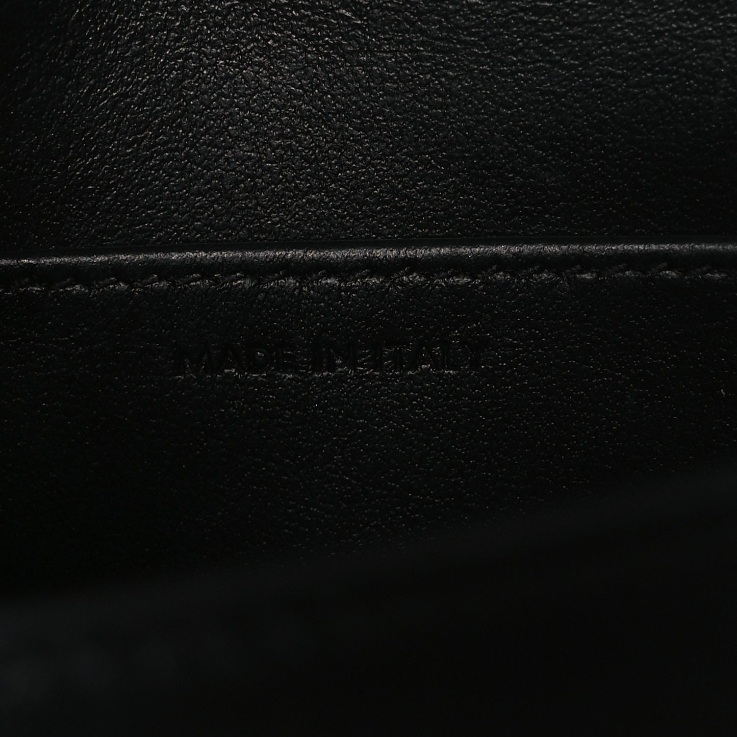 Shiny Calfskin Mini Triomphe Black