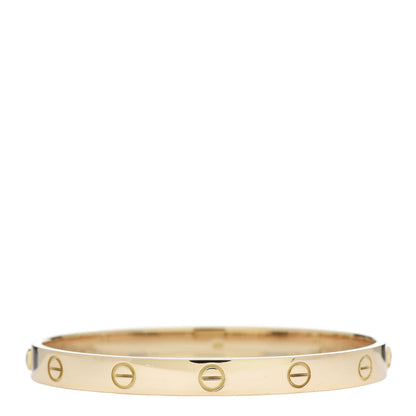 Cartier 18K Yellow Gold LOVE Bracelet 18 3 of 7
