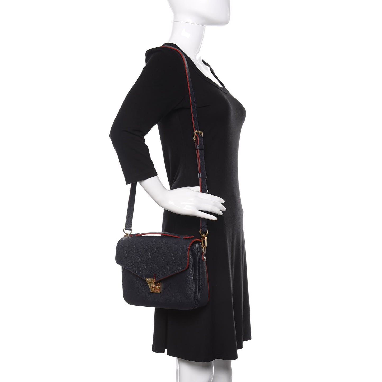 Empreinte Pochette Metis Marine Rouge