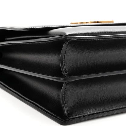 Saint Laurent Calfskin Large Monogram Sunset Black 7 of 8