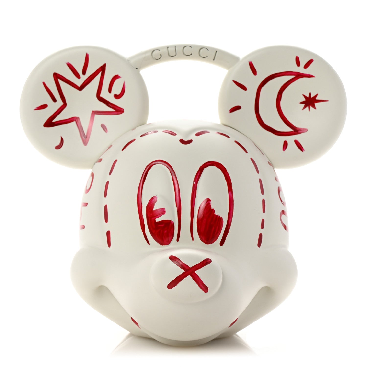 Gucci X DISNEY Plastic Mickey Mouse Top Handle Bag White 1686146